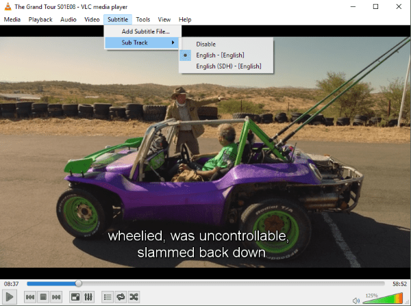 VLC 미디어 플레이어-2에서 자막을 추가하는 방법