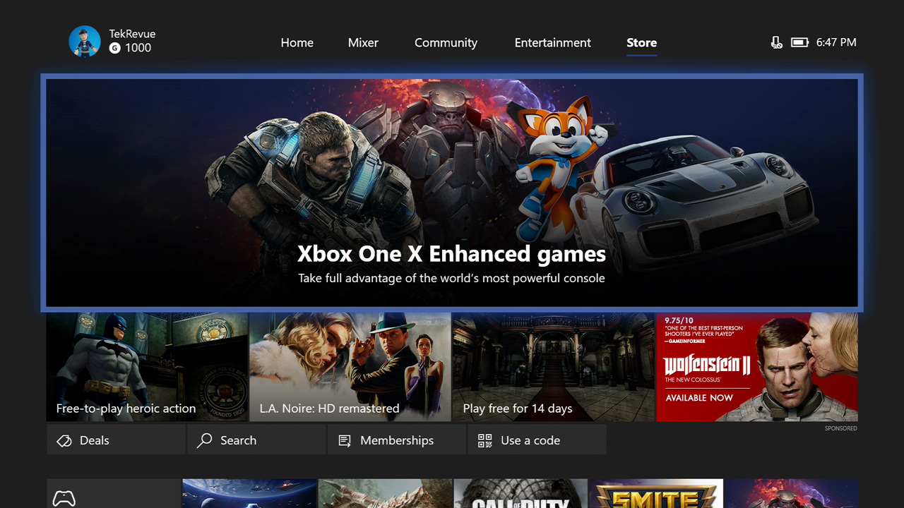 Как искать игры по жанрам в магазине Xbox One