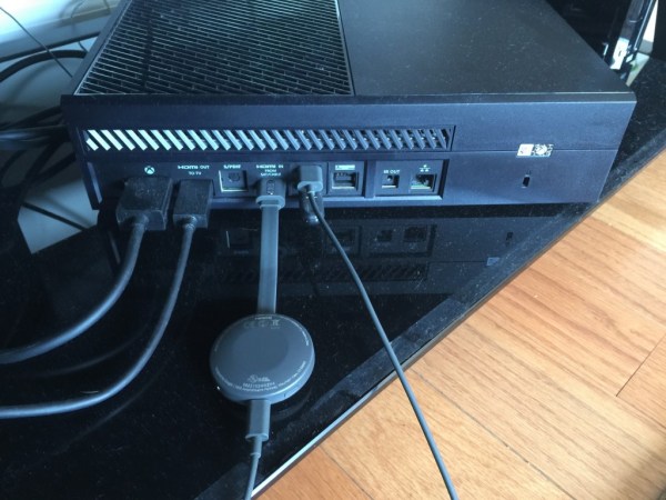 Güç için USB kullanan Chromecast