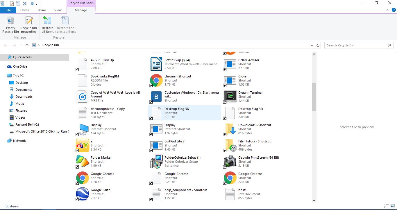 Windows 10 Görev Çubuğuna Geri Dönüşüm Kutusu Nasıl Eklenir