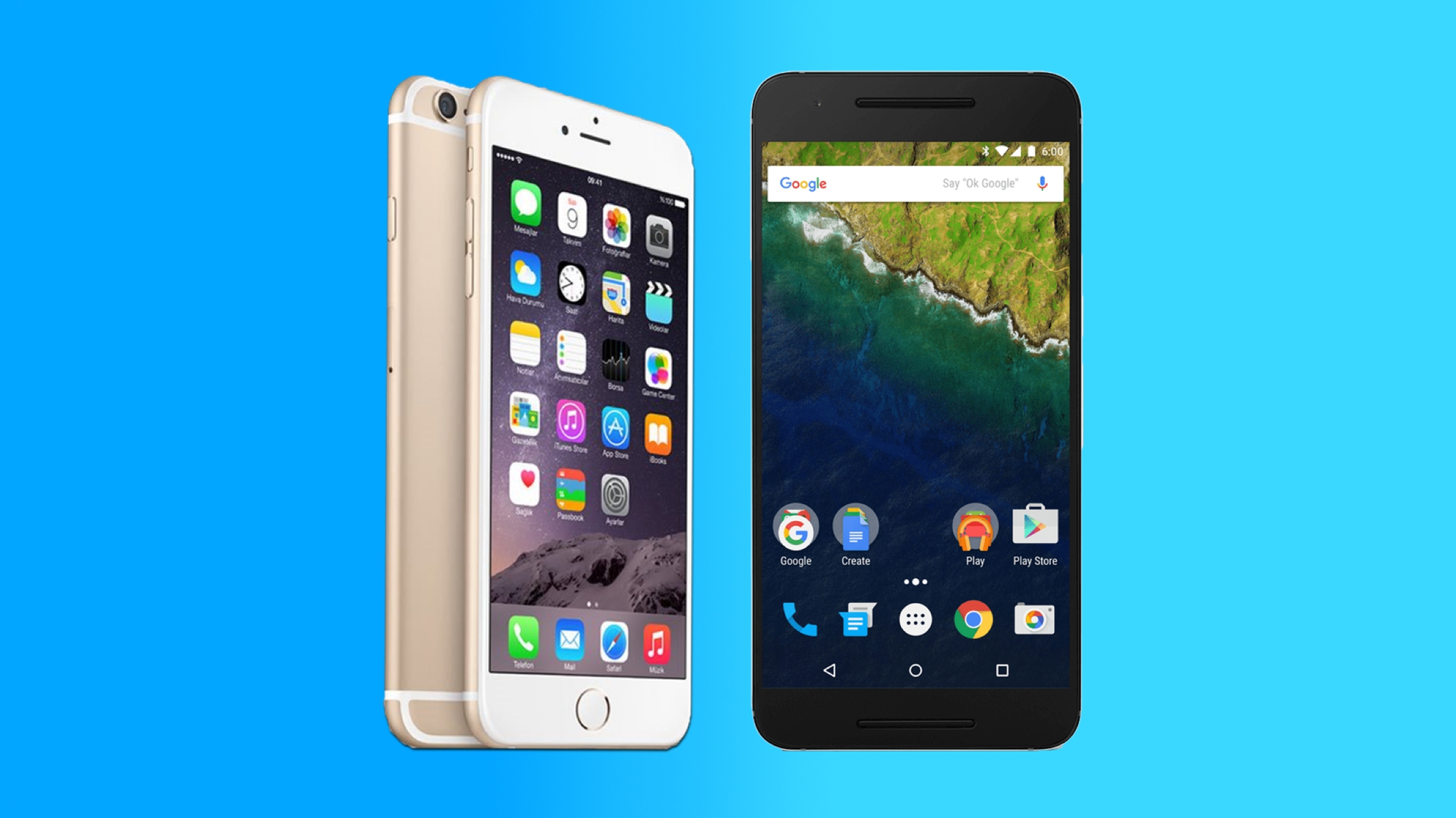 iPhone 6s Plus ve Nexus 6P: 2016'da Apple ve Google'ın en iyi telefonlarını karşılaştırıyoruz