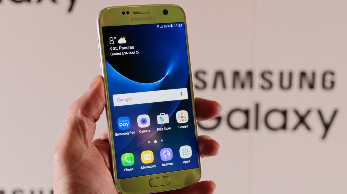 Огляд Samsung Galaxy S7: спереду