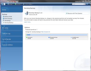 Acronis True Image Home 2010 – Nonstop-Backup