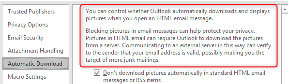 Comment télécharger des images dans Outlook
