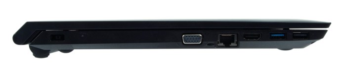Lenovo B50-30 리뷰 - 왼쪽 가장자리