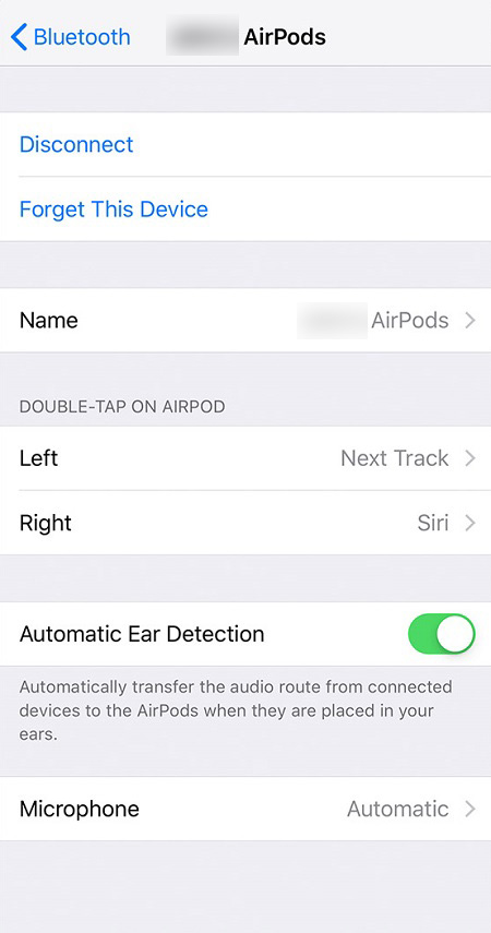 AirPod 이름을 변경하는 방법