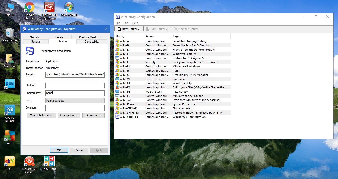 Как добавить новые пользовательские горячие клавиши в Windows 10