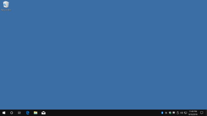 Windows 10 класичний синій фон